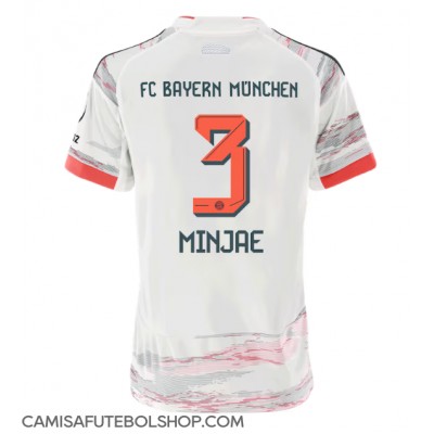 Camisa de time de futebol Bayern Munich Kim Min-jae #3 Replicas 2º Equipamento Feminina 2025-26 Manga Curta Camisa de time de futebol Bayern Munich Kim Min-jae #3 Replicas 2º Equipamento Feminina 2025-26 Manga Curta